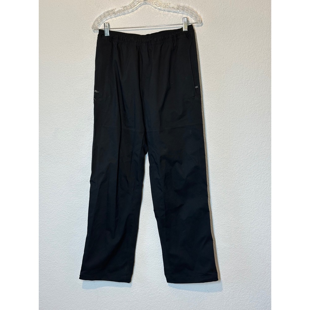 REI Elements E1 Stowable Rain Pants Black Mens M-30L 869246 Waterproof Hiking